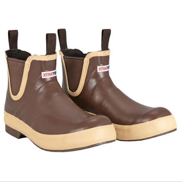XTRATUF Men's 6" Legacy Ankle Deck Boot, Brown (size : 11 ) - Picture 1 of 9